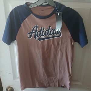 Adidas Regular Fit - Youth Short Sleeve Lightweight Medium (10-12) Top.  NWT